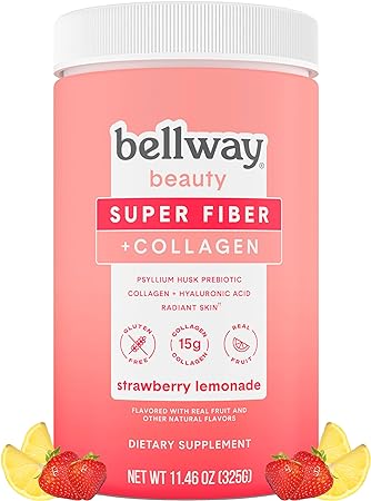 Collagen, Sugar-Free Psyllium Husk Powder with Hydrolyzed Collagen Peptides