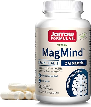 Jarrow Formulas MagMind Brain Health with Magtein (Magnesium L-Threonate)
