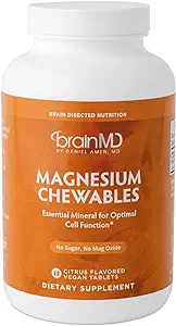 Dr Amen BrainMD Magnesium Chewables, Citrus