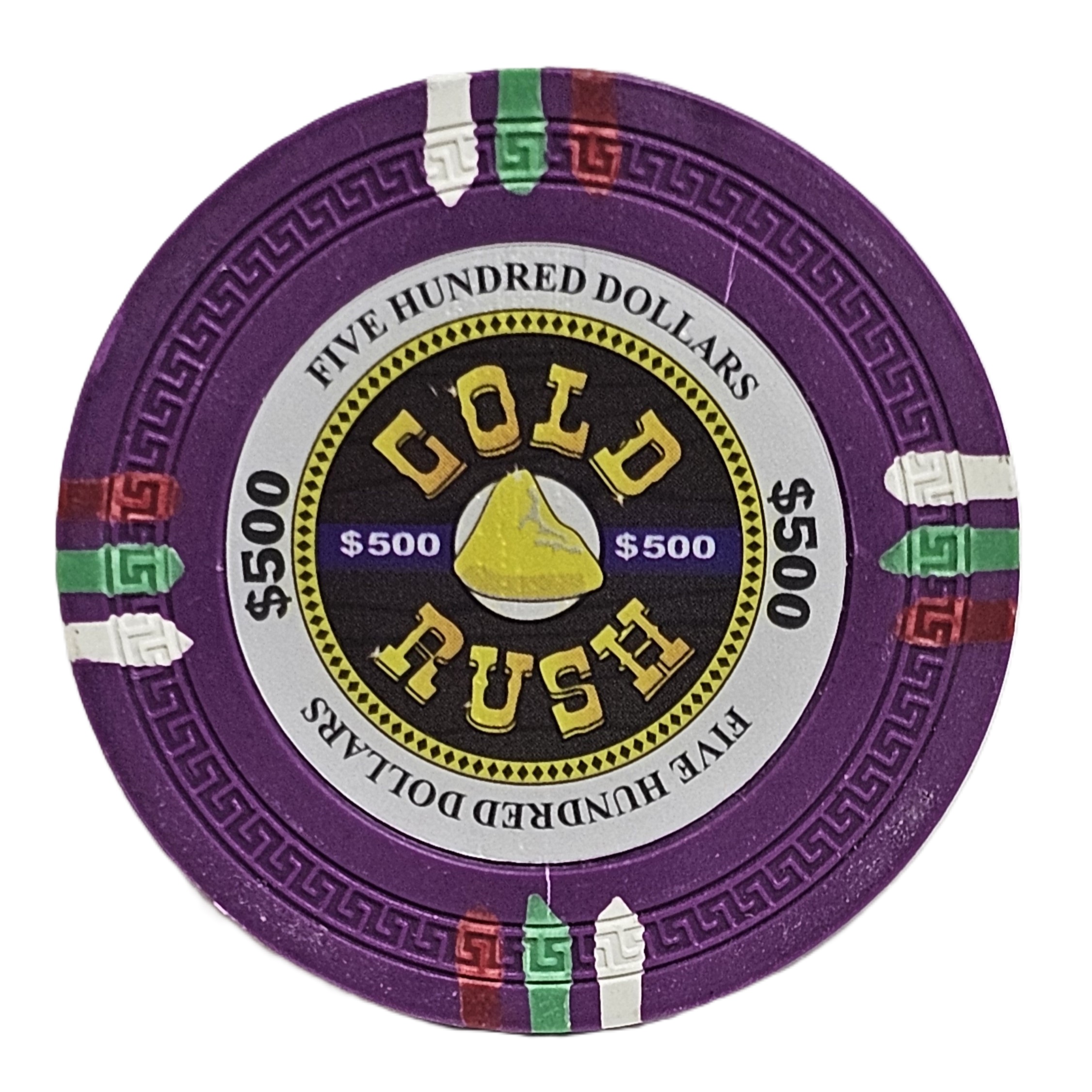 (25) $500 (Purple) Clay 14g Gold Rush  