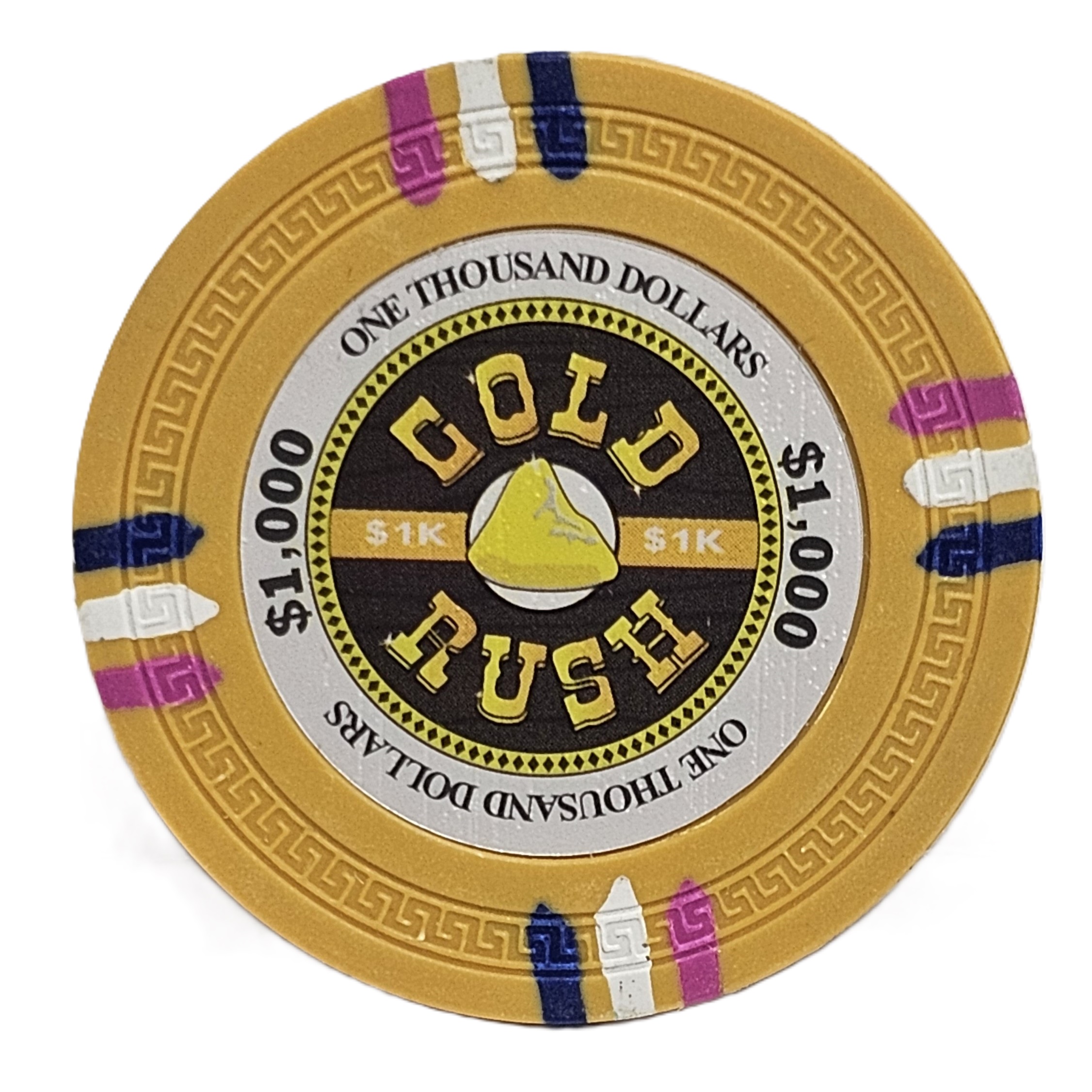 (25) $1000 (Yellow) Clay 14g Gold Rush  