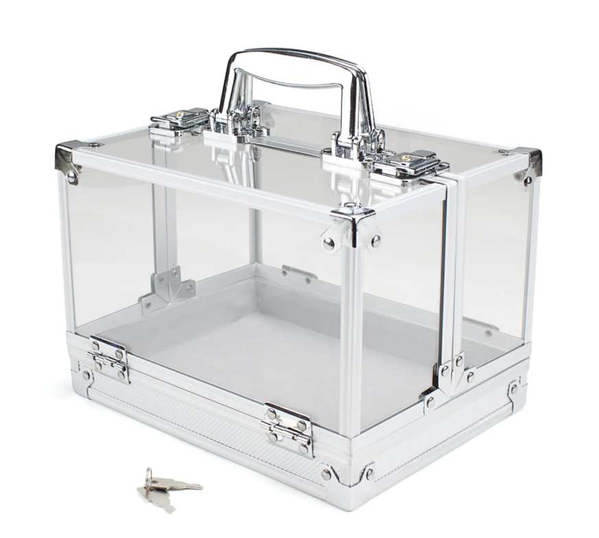 600pc Acrylic Poker Chip Case (With Racks)