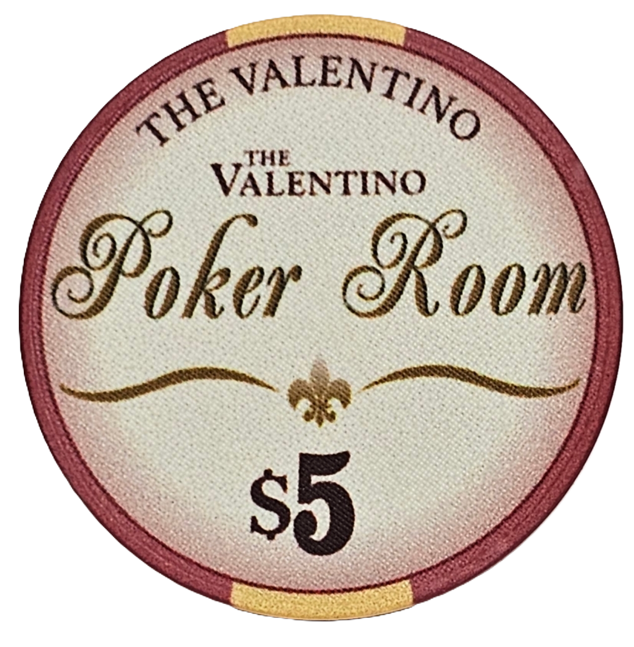 (25) $5 Red 10g Ceramic Valentinos