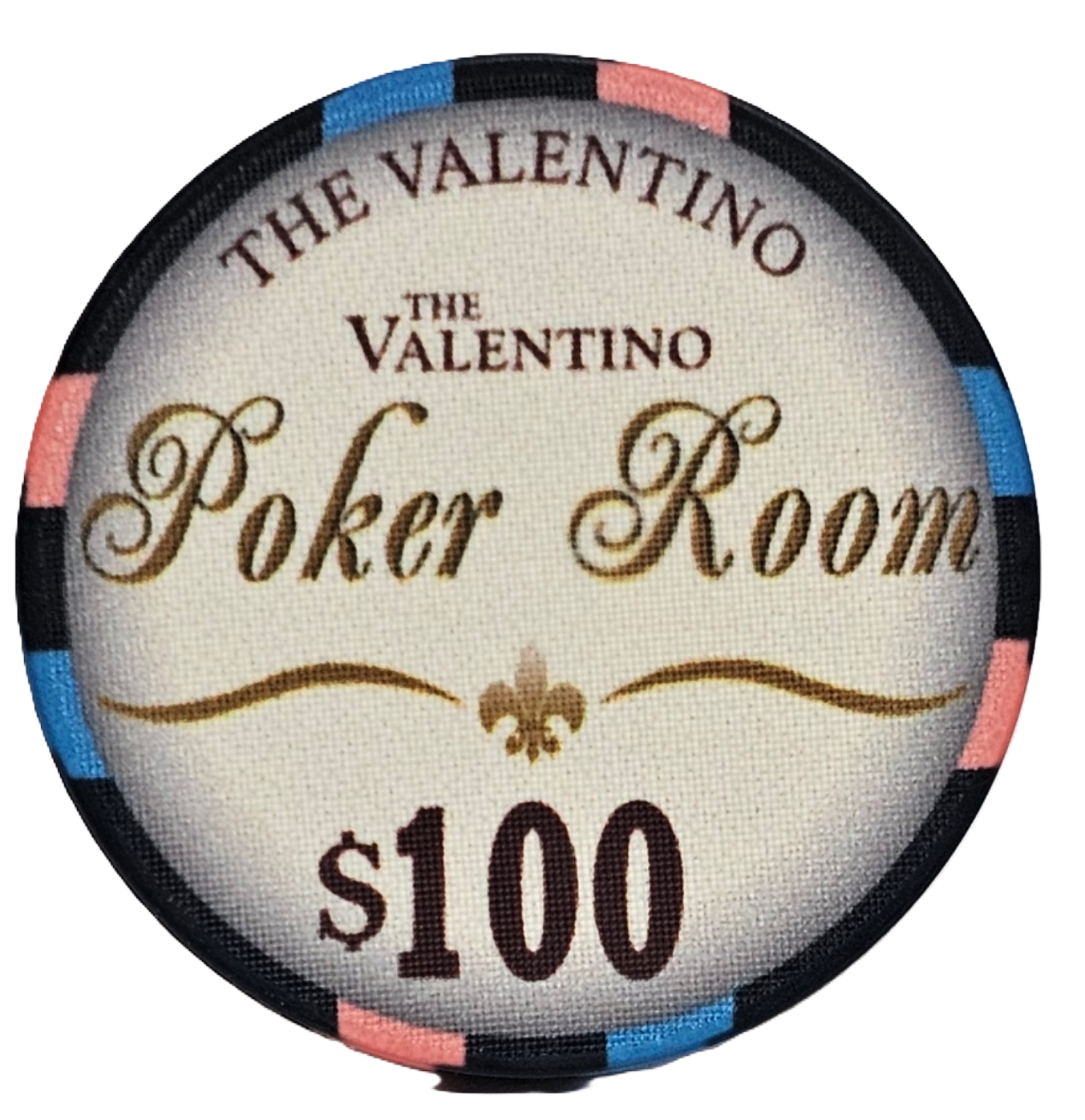 (25) $100 Black 10g Ceramic Valentinos