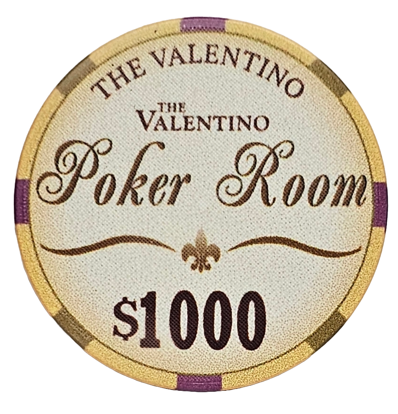 (25) $1000 Yellow 10g Ceramic Valentinos