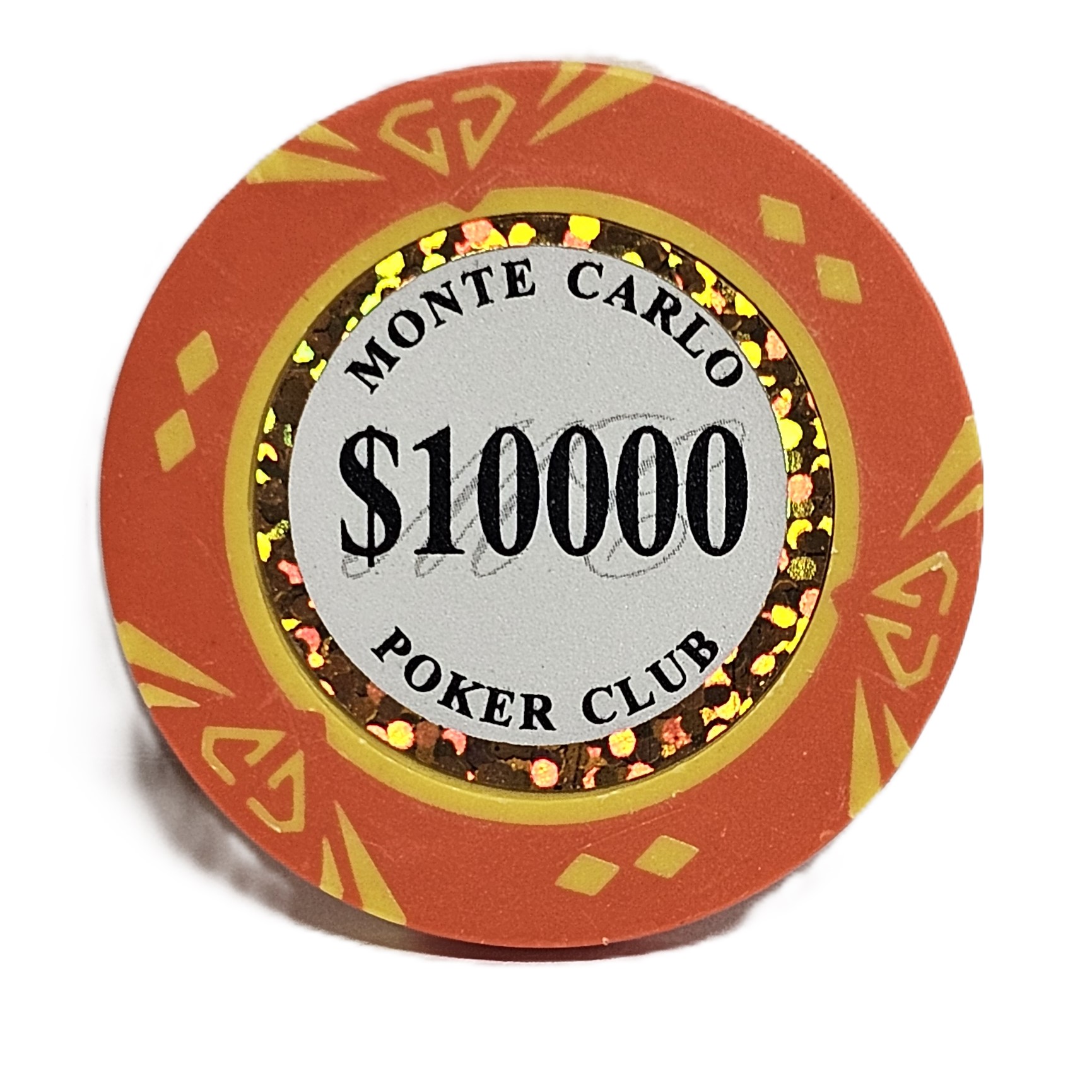 (25) $10,000 Orange Clay Diamond Monte Carlo