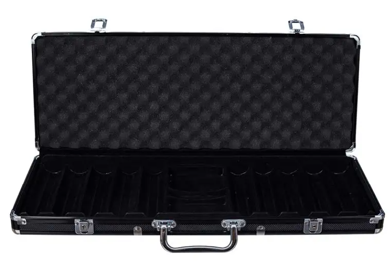 500pc Diamond Monte Carlo Chip Set-With Case