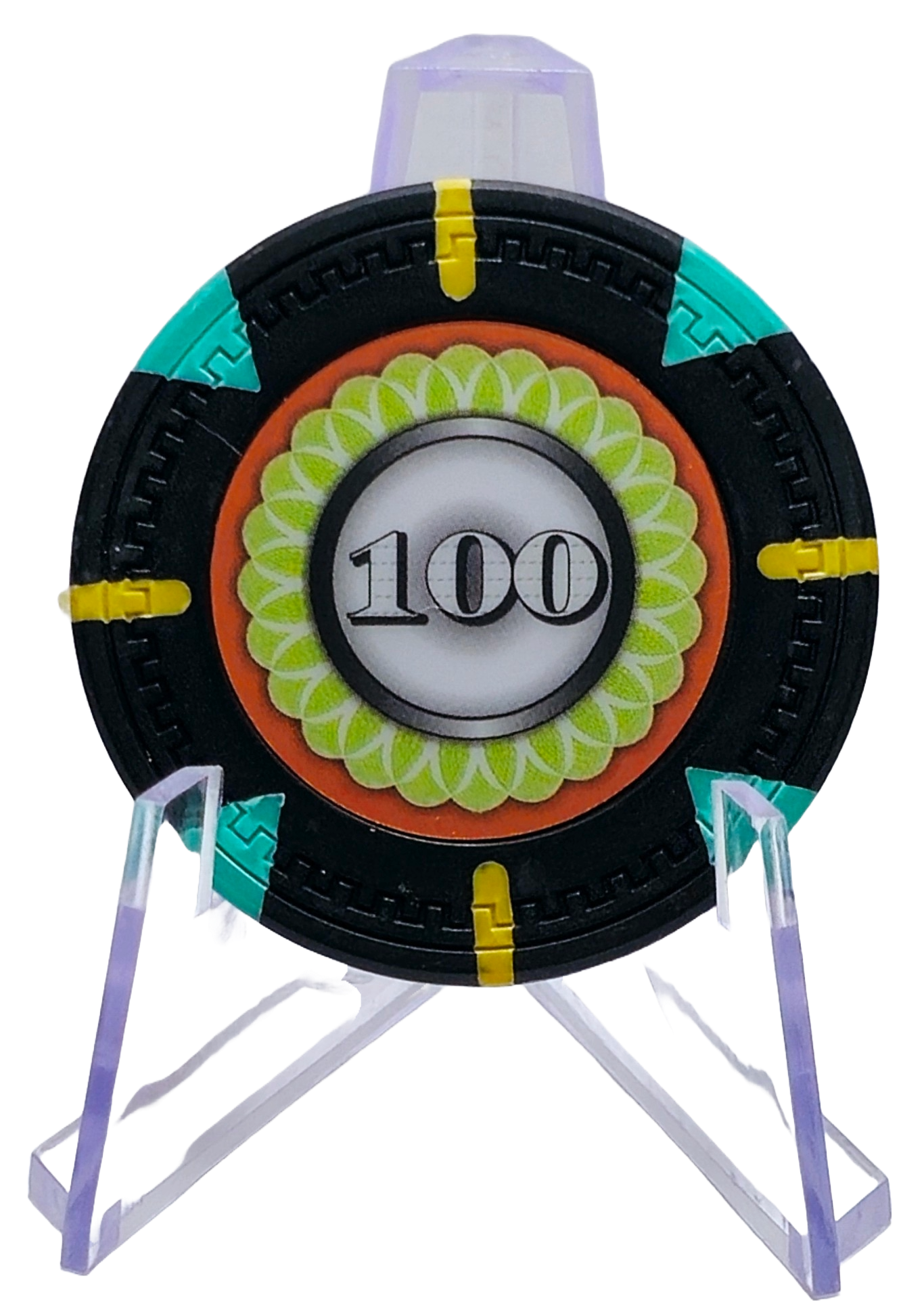 (25) $100 (Black) Clay 14g Designer  