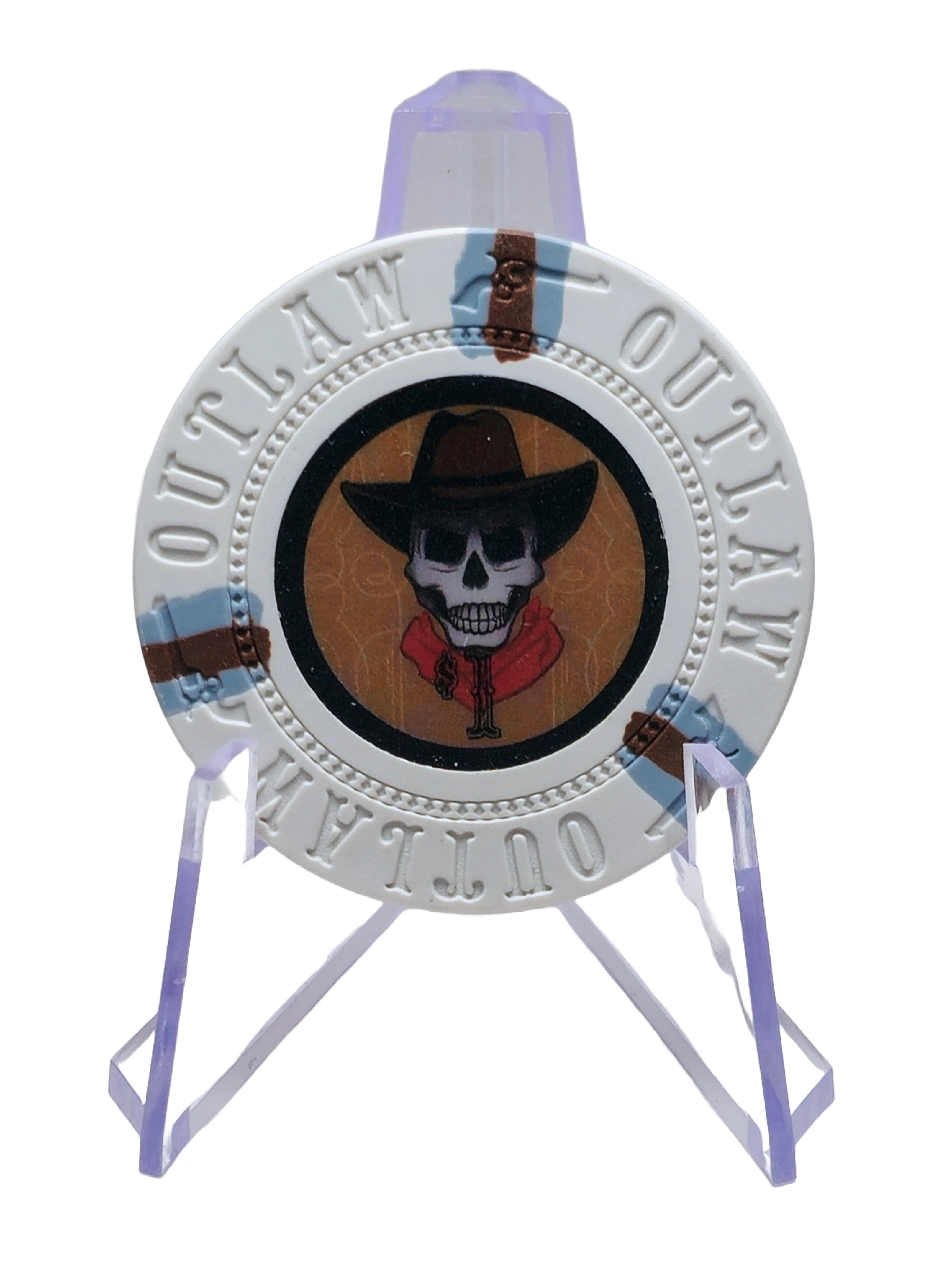 (25) $1 (White) 13g Clay Poker Chips
