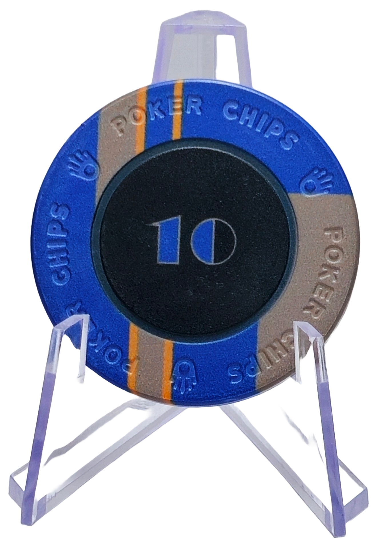(25) $10 Blue/Gray 10g EPT Ceramic Chips