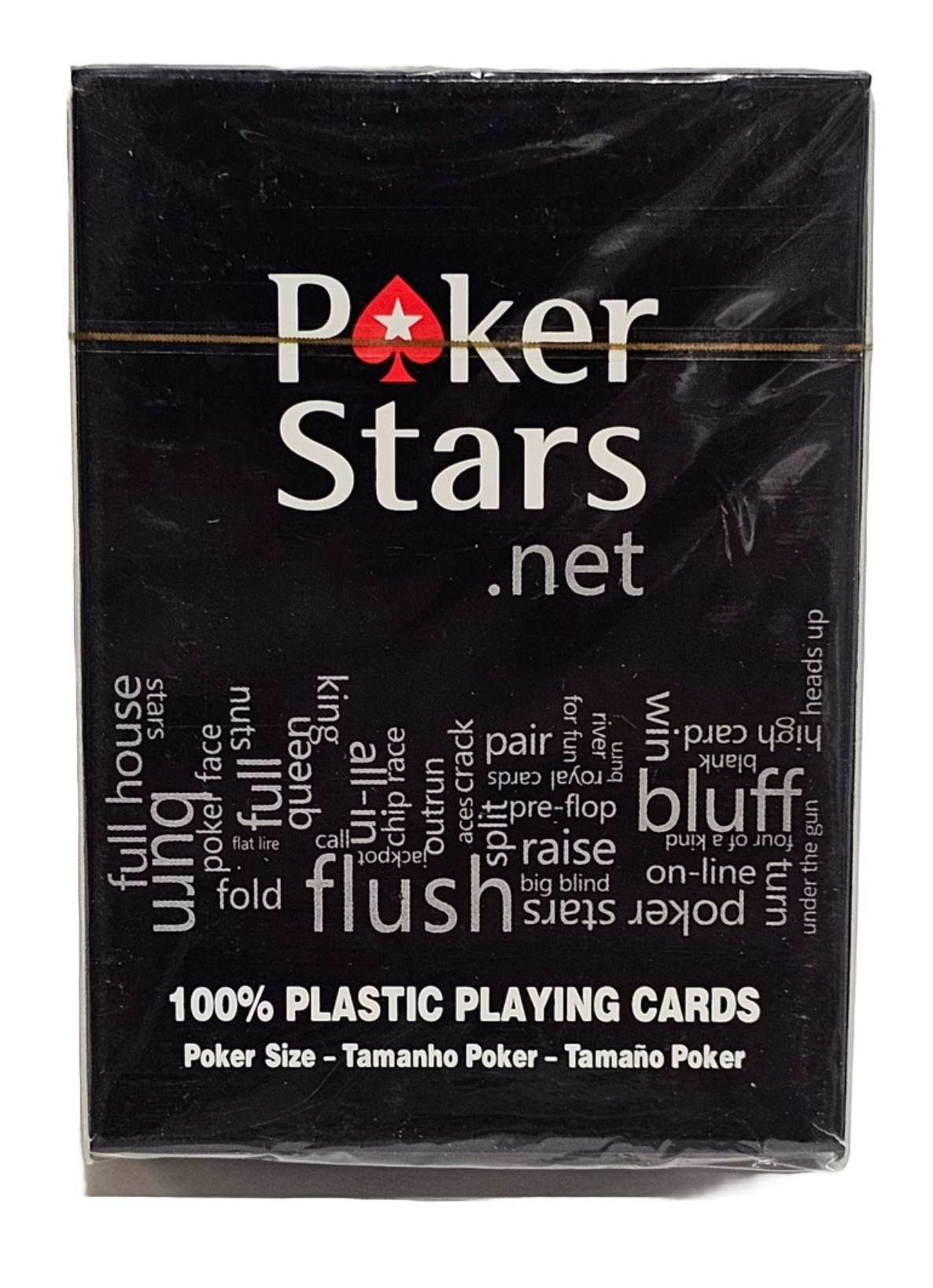 1 Black Pack Copag Poker Stars Playing Cards (Jumbo Index)