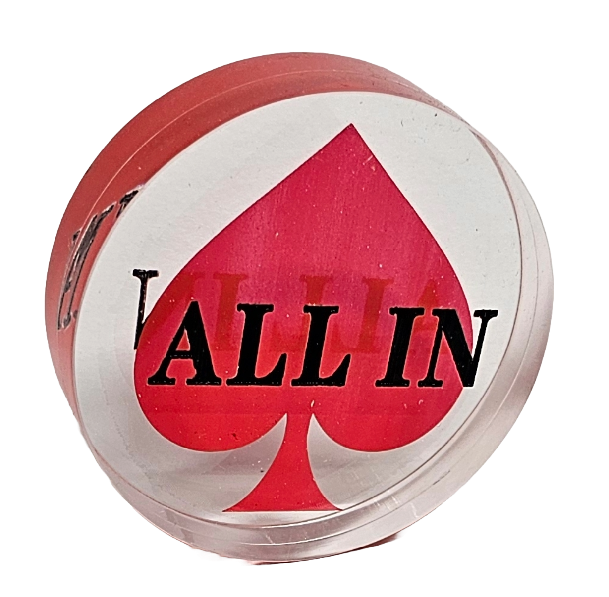 3" Diameter Acrylic All In Table Button