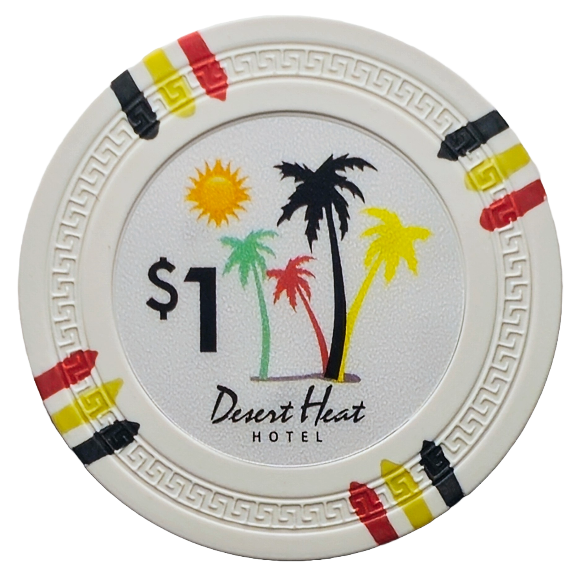300pc 14g Clay Desert Heat Chip Set-No Case