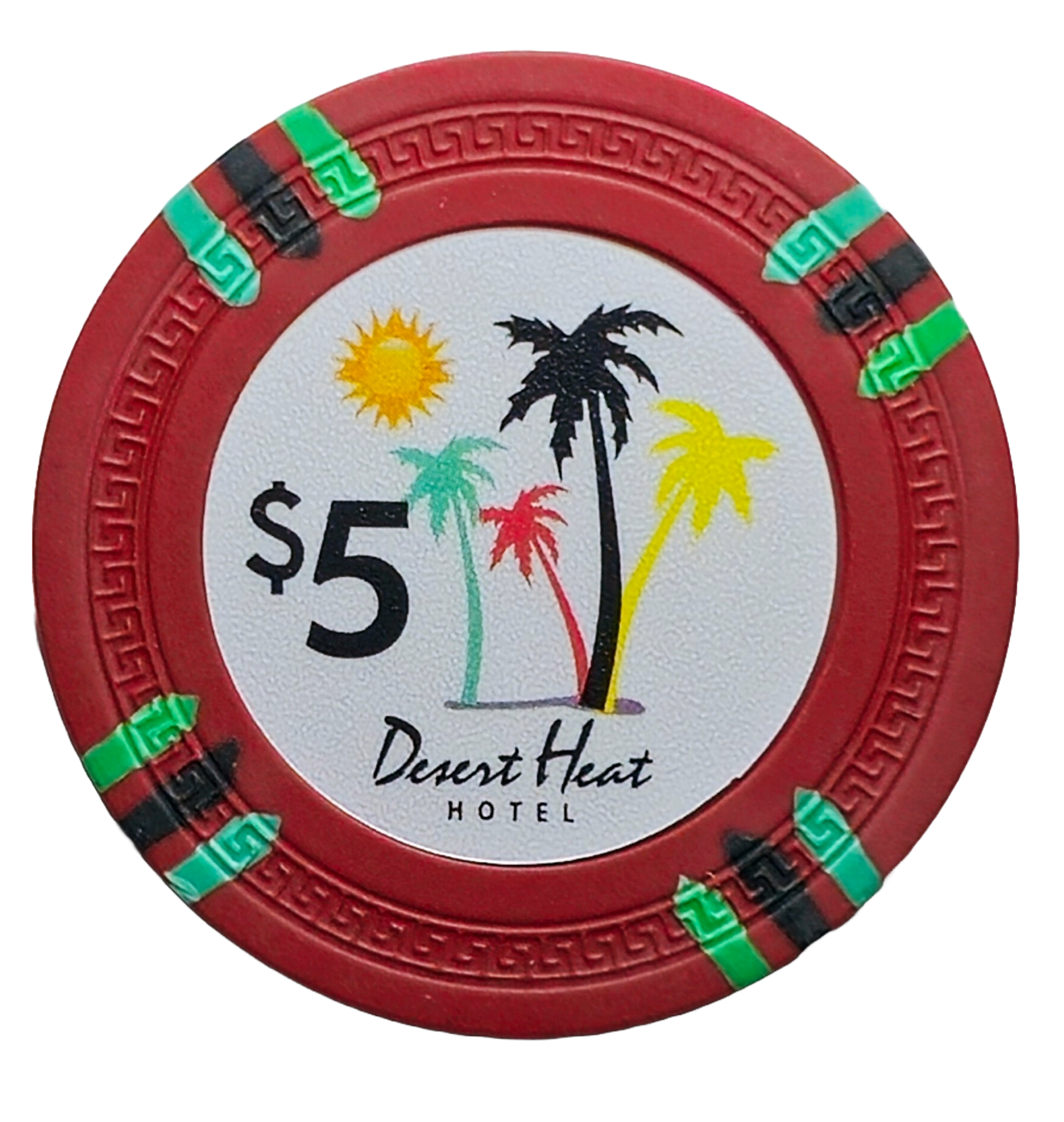 300pc 14g Clay Desert Heat Chip Set-No Case