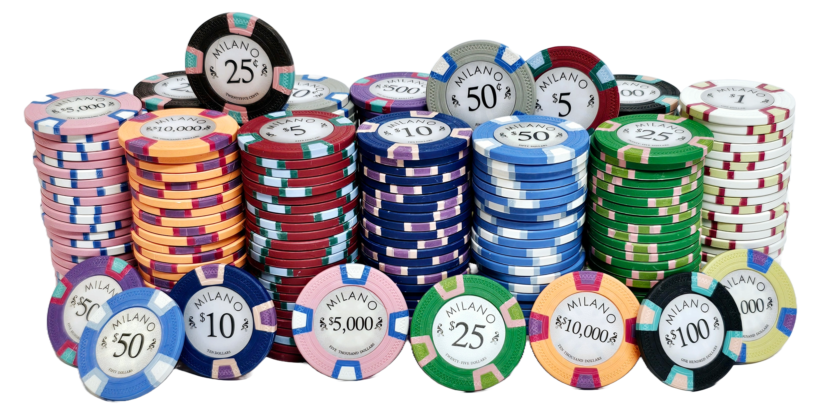 500pc 9g Clay Milano Chip Set-No Case