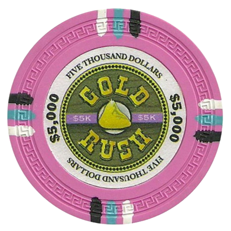 (25) $5000 (Pink) Clay 14g Gold Rush