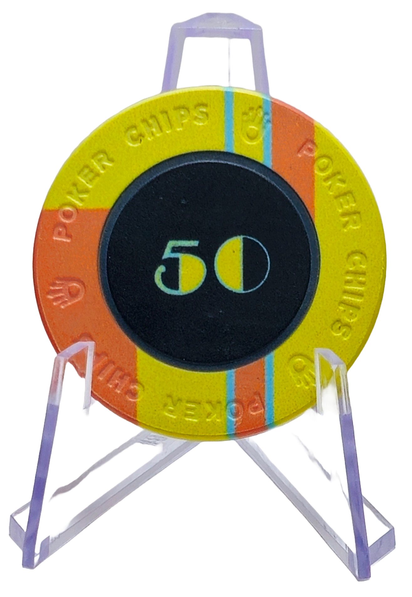(25) $50 EPT 10g Ceramic Poker Chips 
