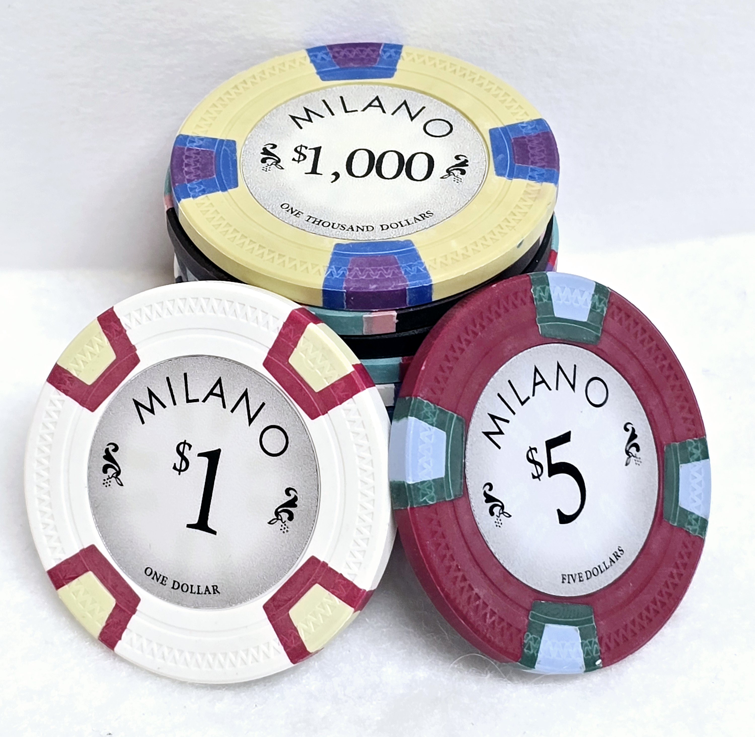 500pc 9g Clay Milano Chip Set-No Case
