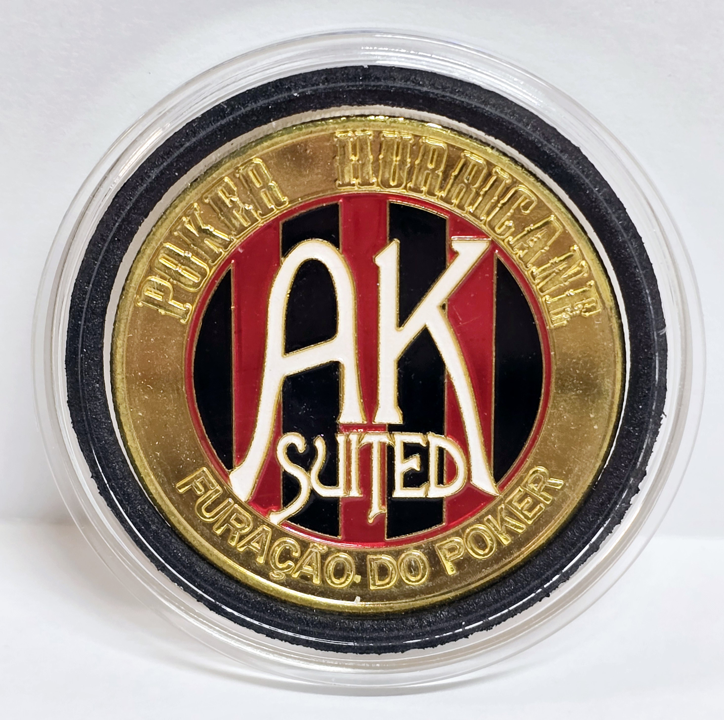 #50 Poker Hurricane AK Suited Metal Guard (Clear Cover Included)