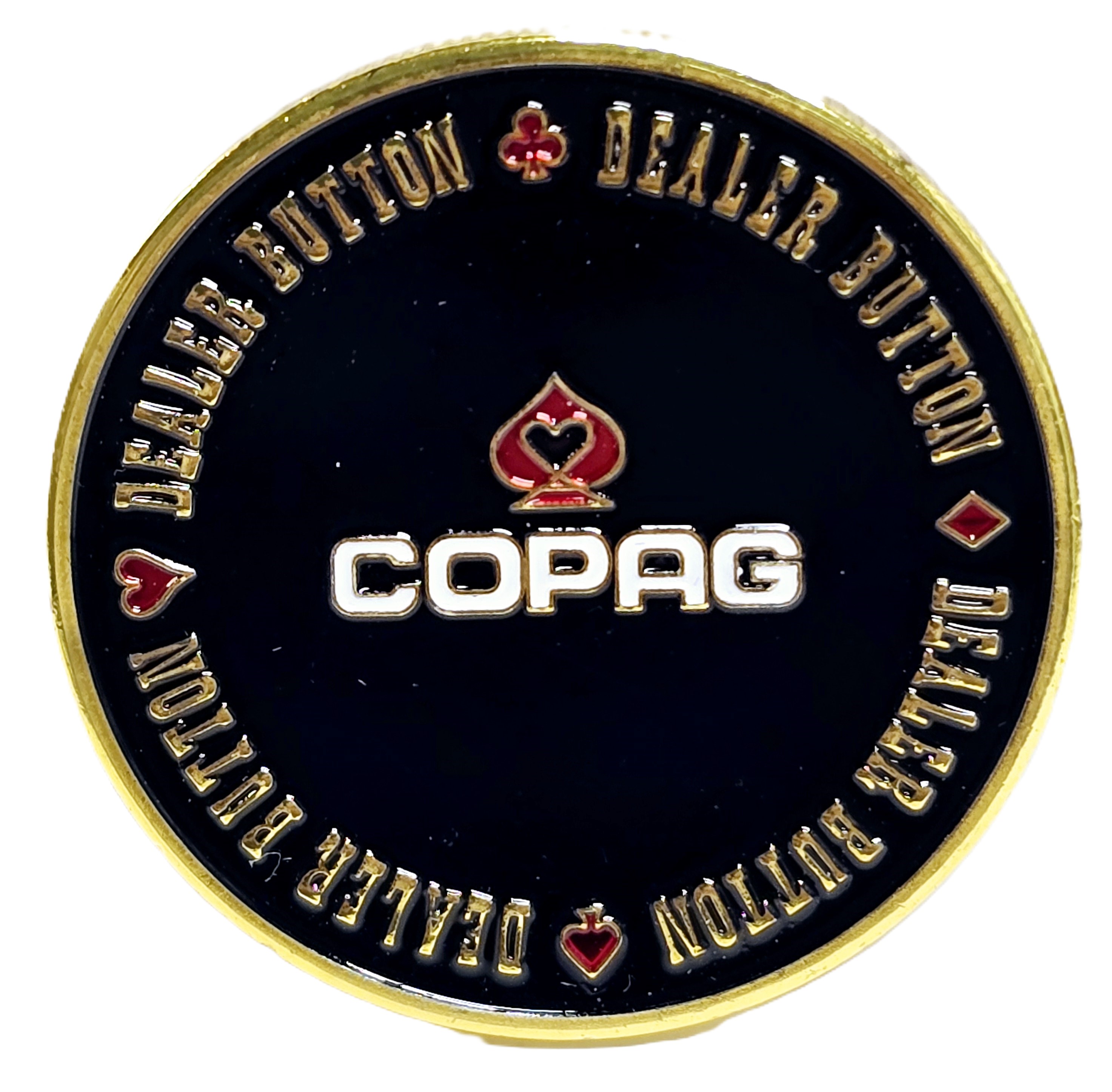 #61 Copag Dealer Metal Guard (Clear Cover Included)