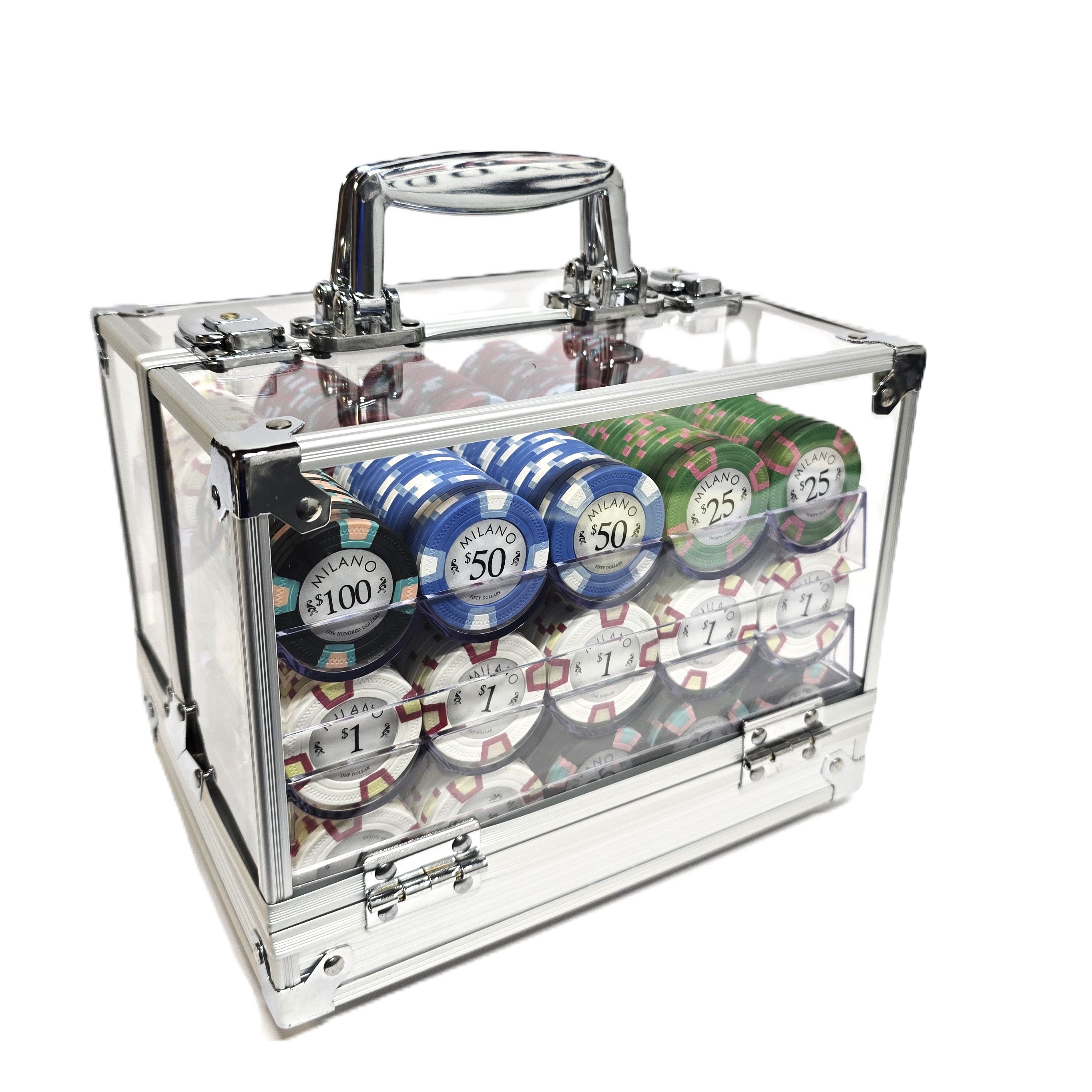 600pc Milano 9g Clay Chip Set-With Case