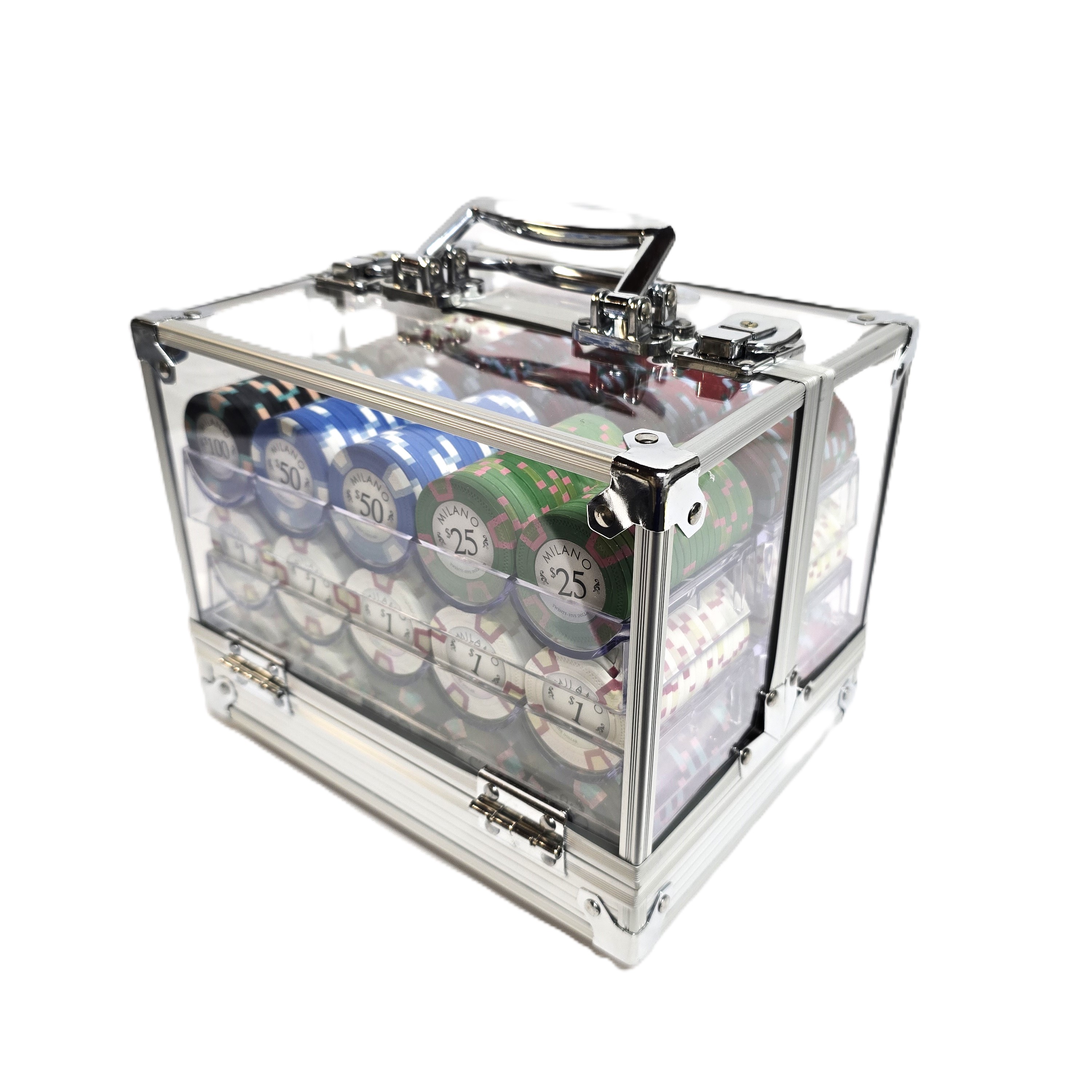 600pc Milano 9g Clay Chip Set-With Case