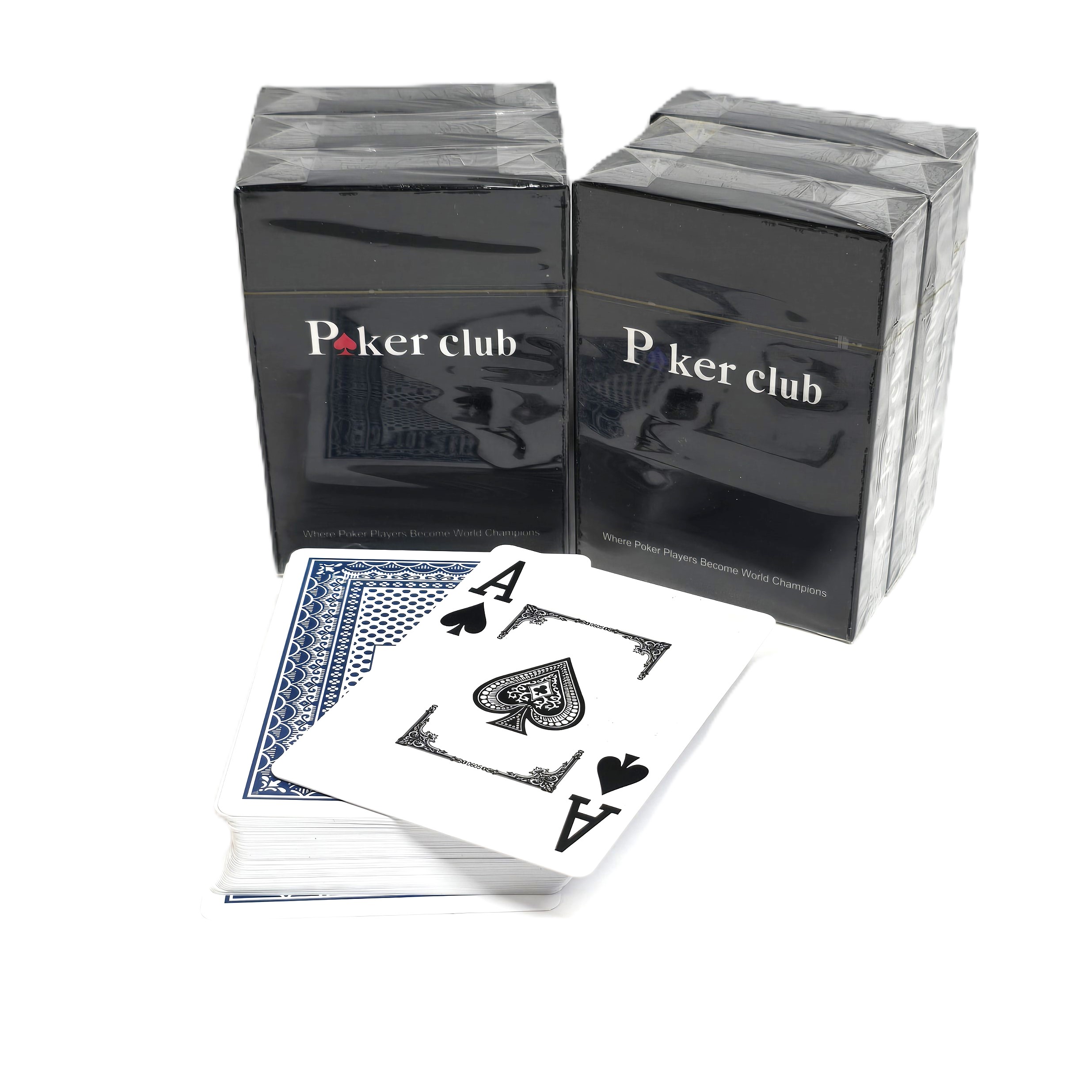 1 Blue Pack Poker Club Playing Cards (Jumbo Index)