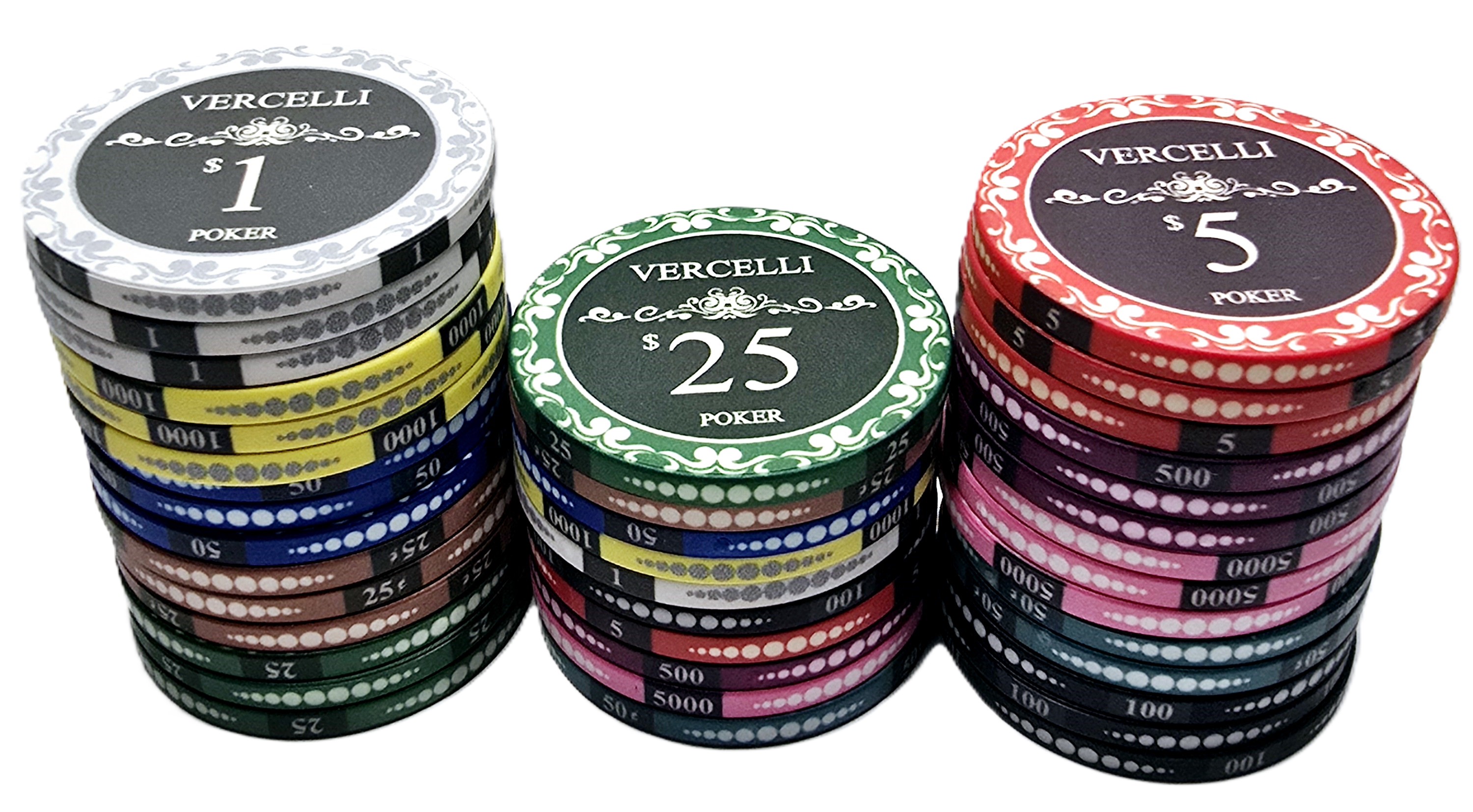 300pc - 10g Ceramic Vercelli Chip Set-No Case