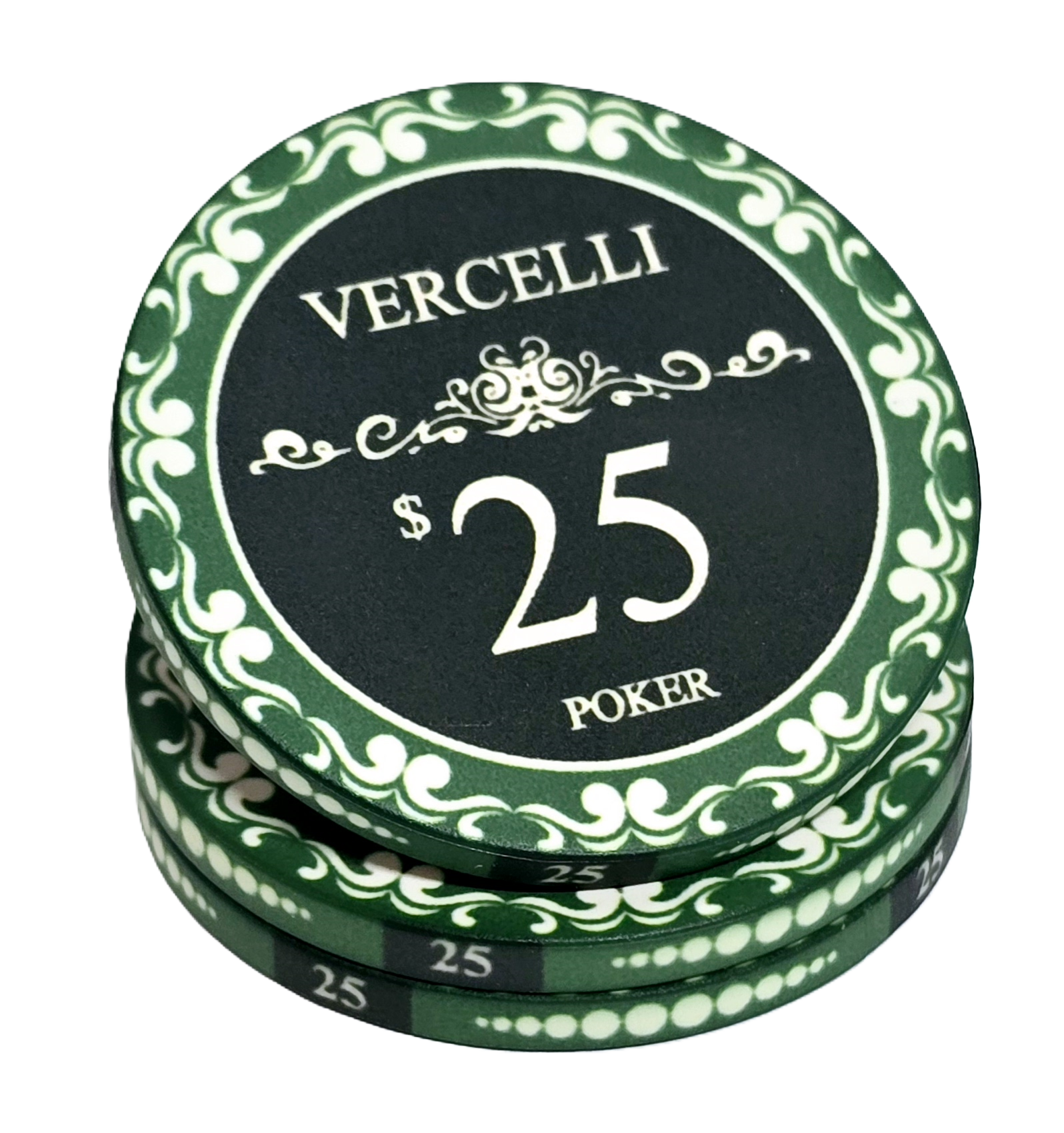 $25 Green Ceramic Vercelli 