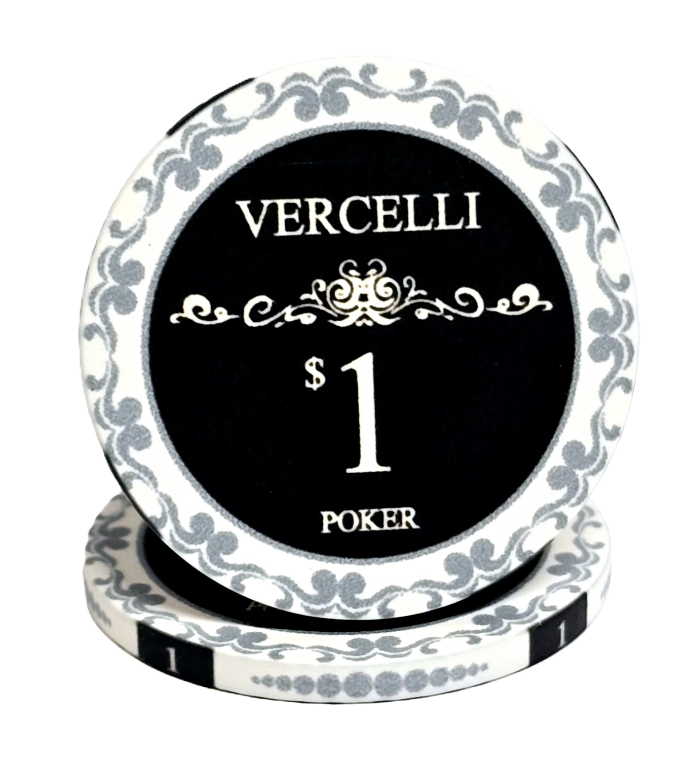 25pc $1 White Ceramic Vercelli 