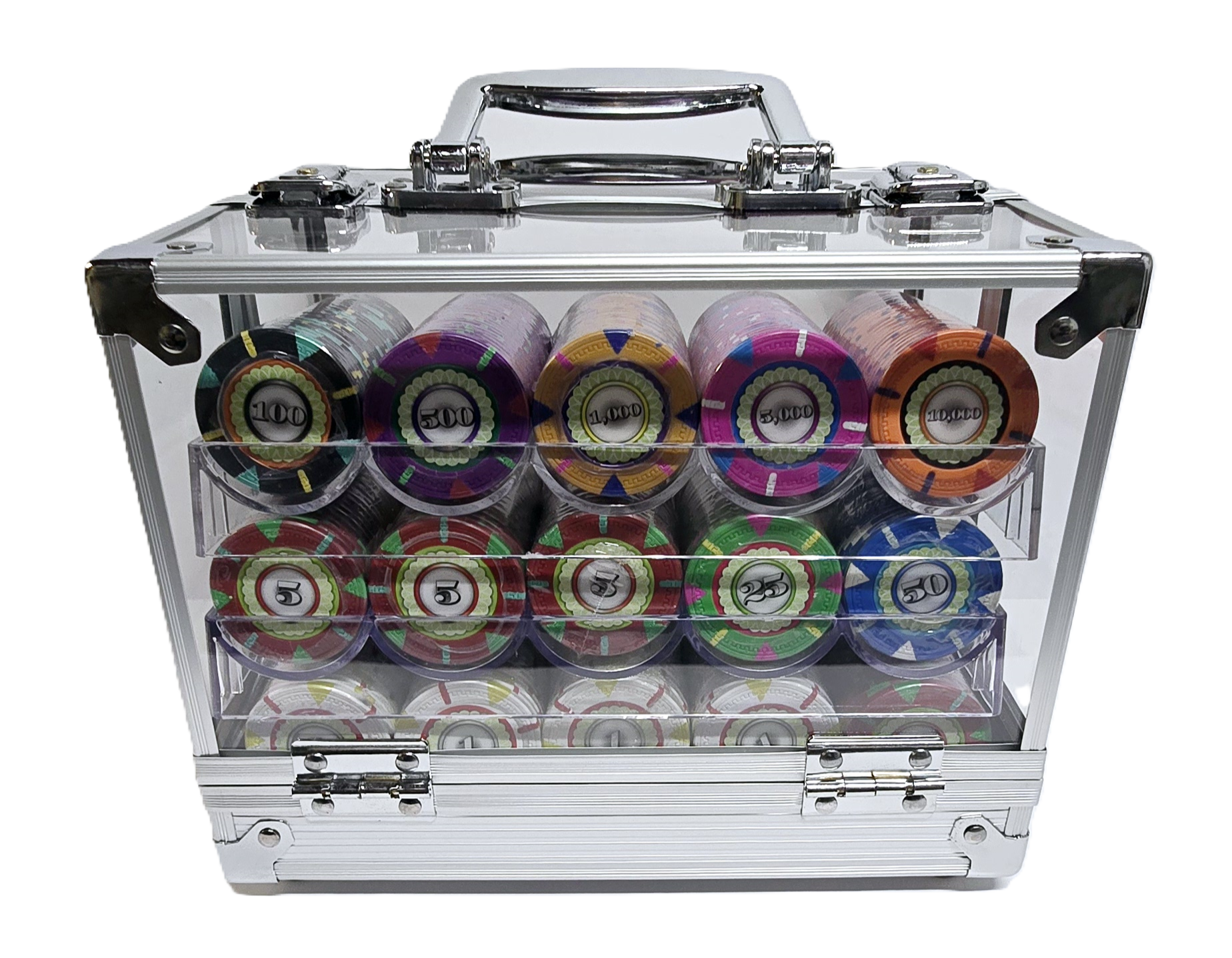 600pc Designer 13.5g Clay Chip Set-With Case