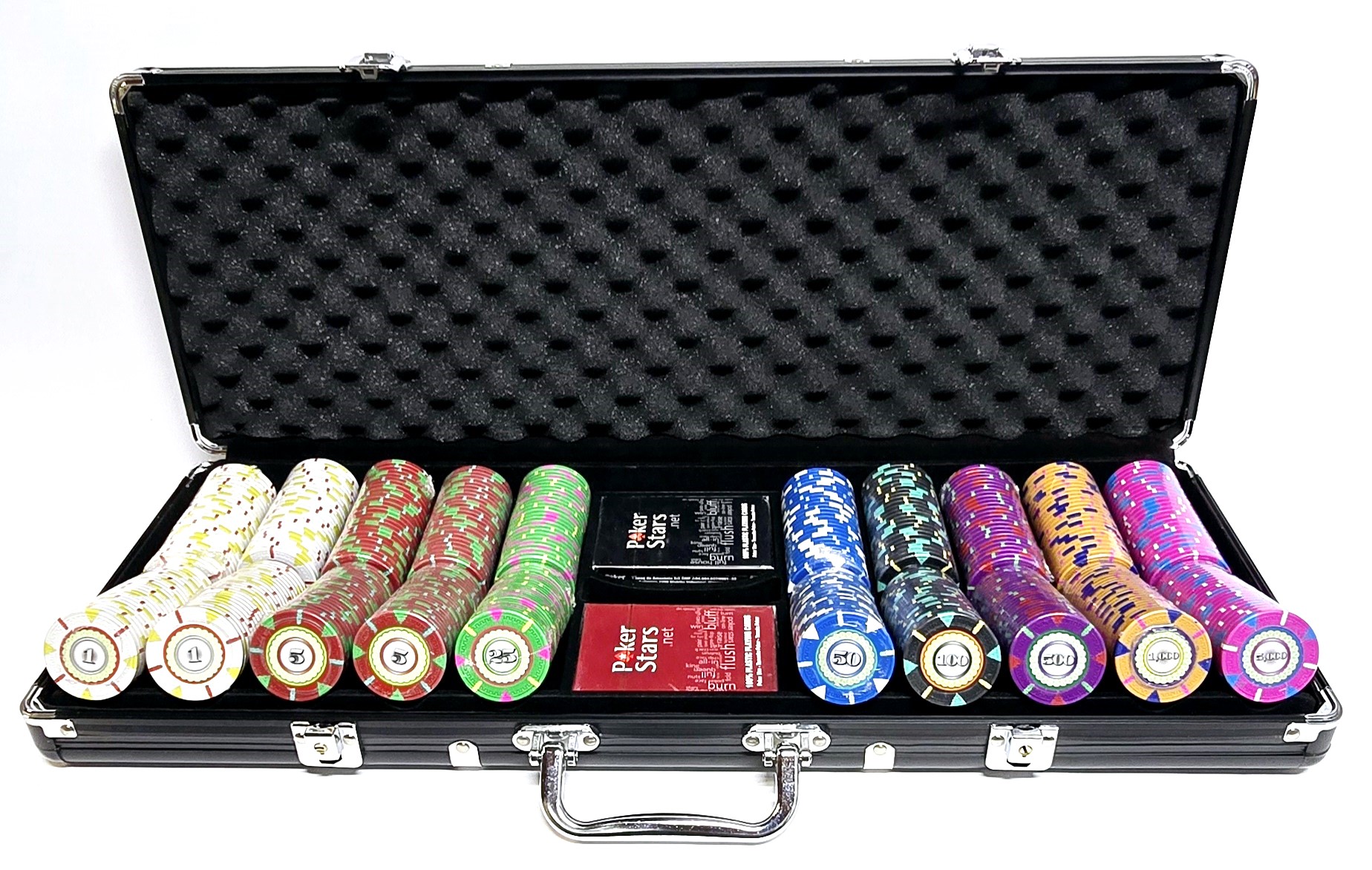 500pc Designer Chip Set-With Case 