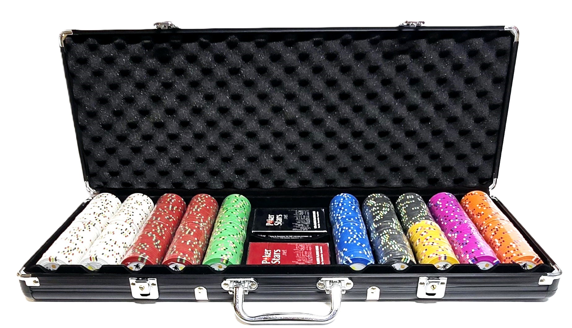 500pc - 14g Clay Desert Heat Chip Set-Case Included 