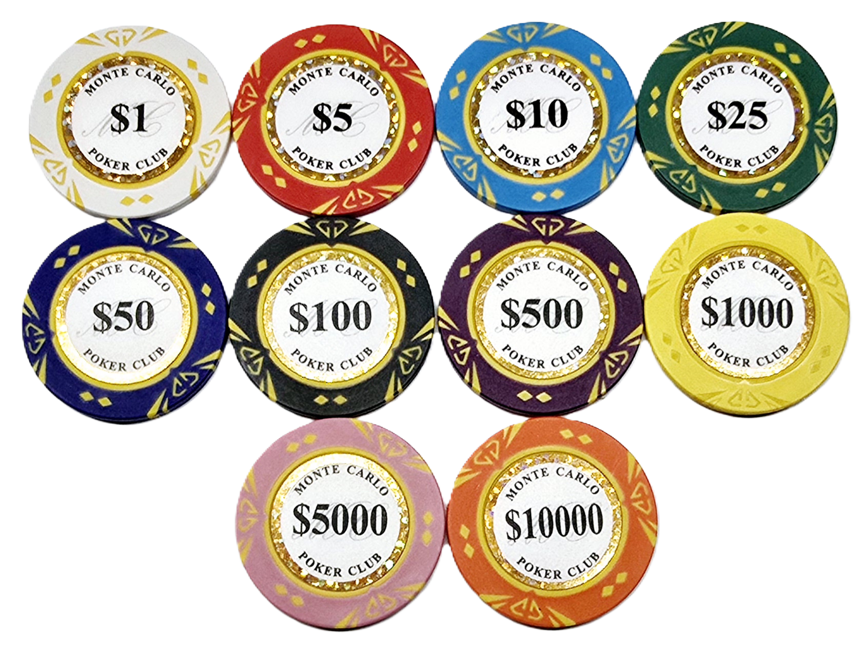 Diamond Monte Carlo 14g Clay Sample Pack