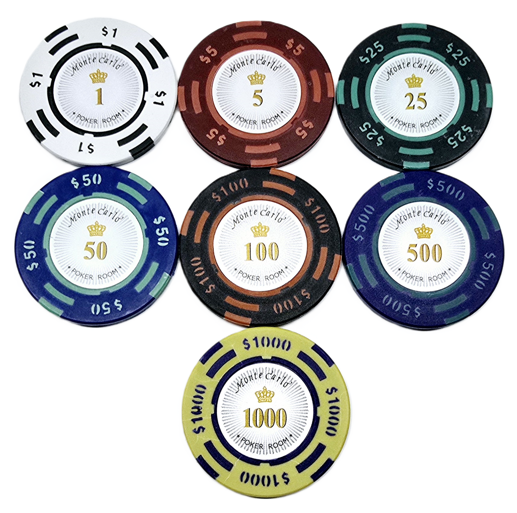 2-Tone Monte Carle 14g Clay Sample Pack