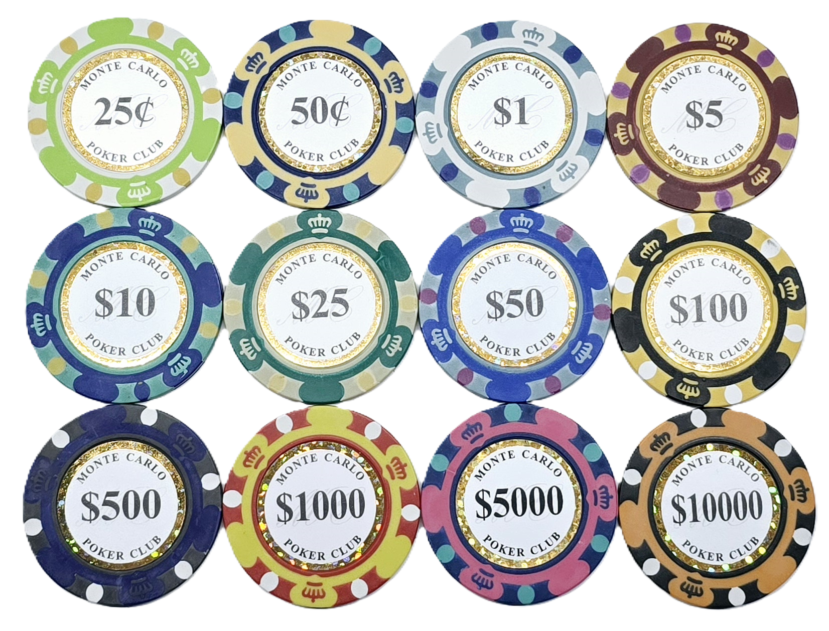 3-Tone Monte Carlo 14g Clay Sample Pack