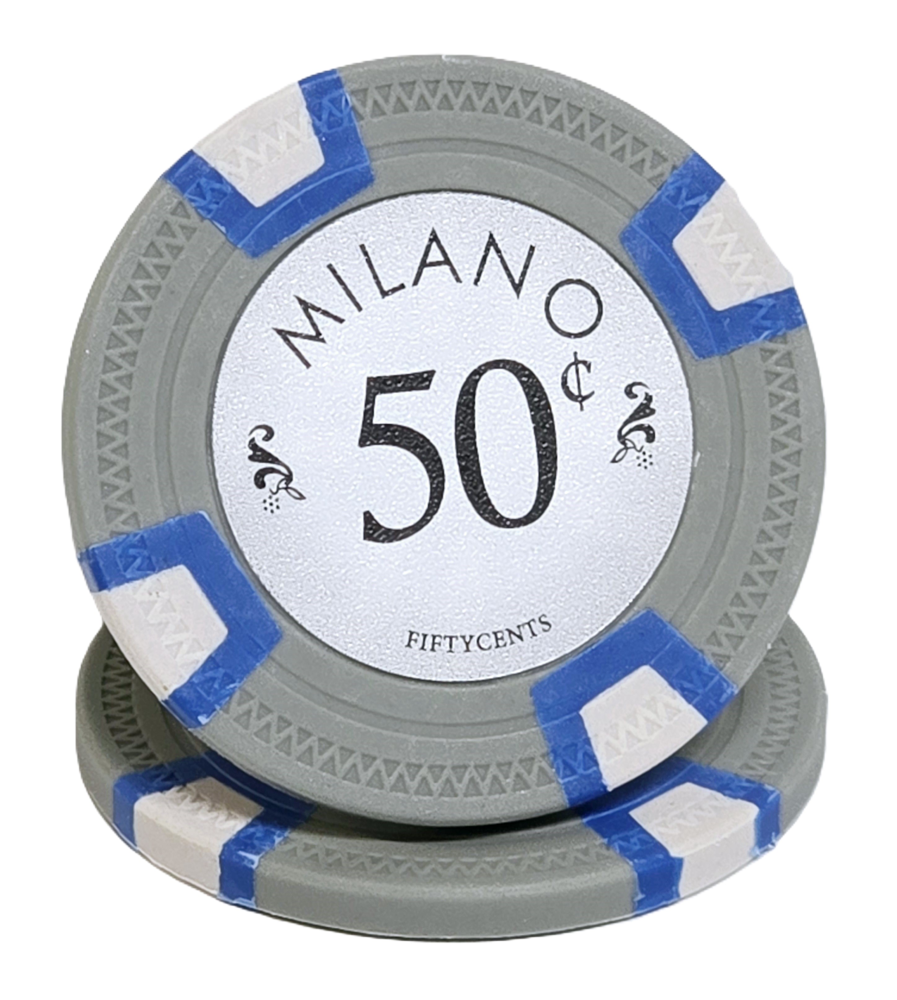 $0.50 Gray Clay Milano   