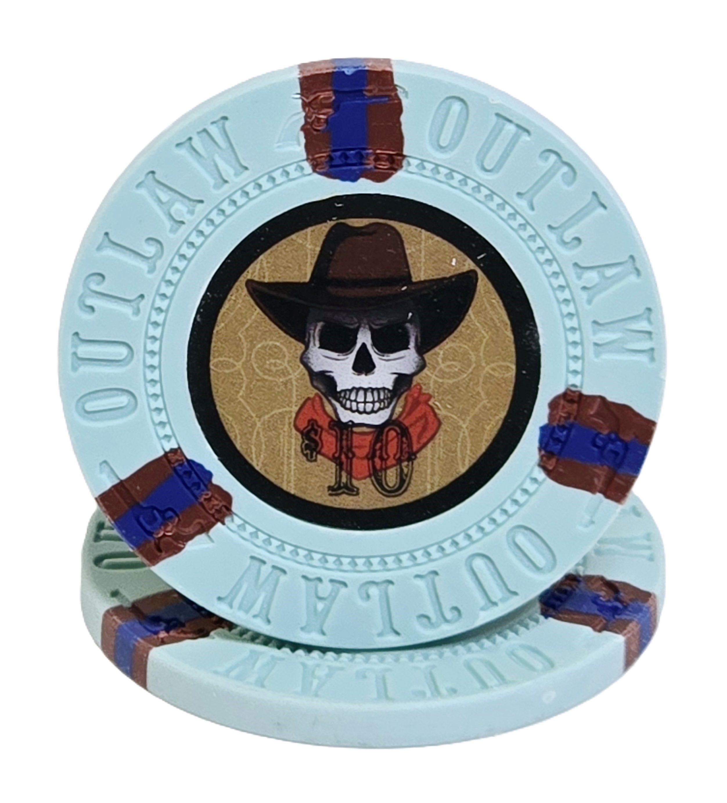(25) $10 Aqua Clay Outlaw