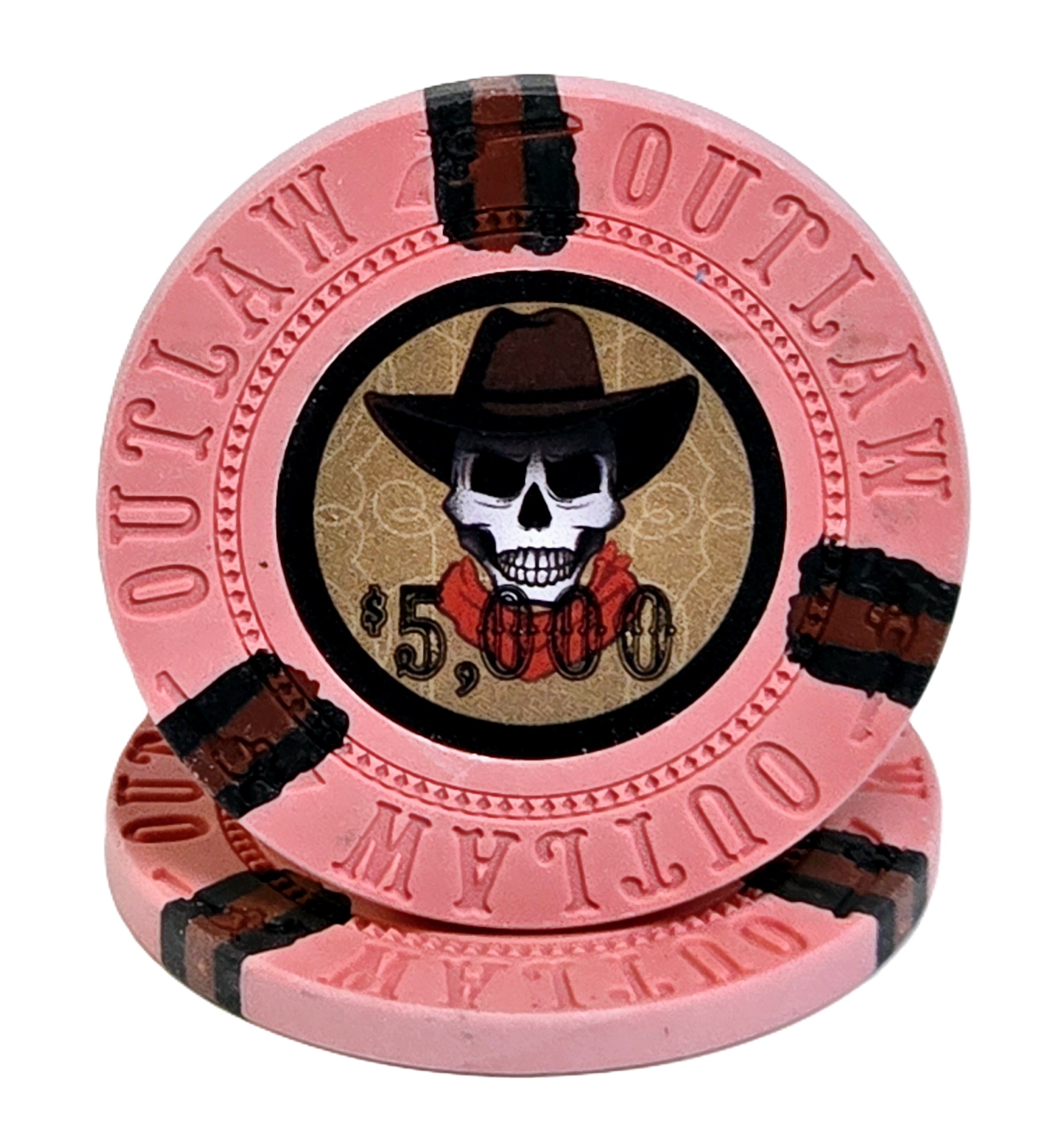 (25) $5000 Pink Clay Outlaw