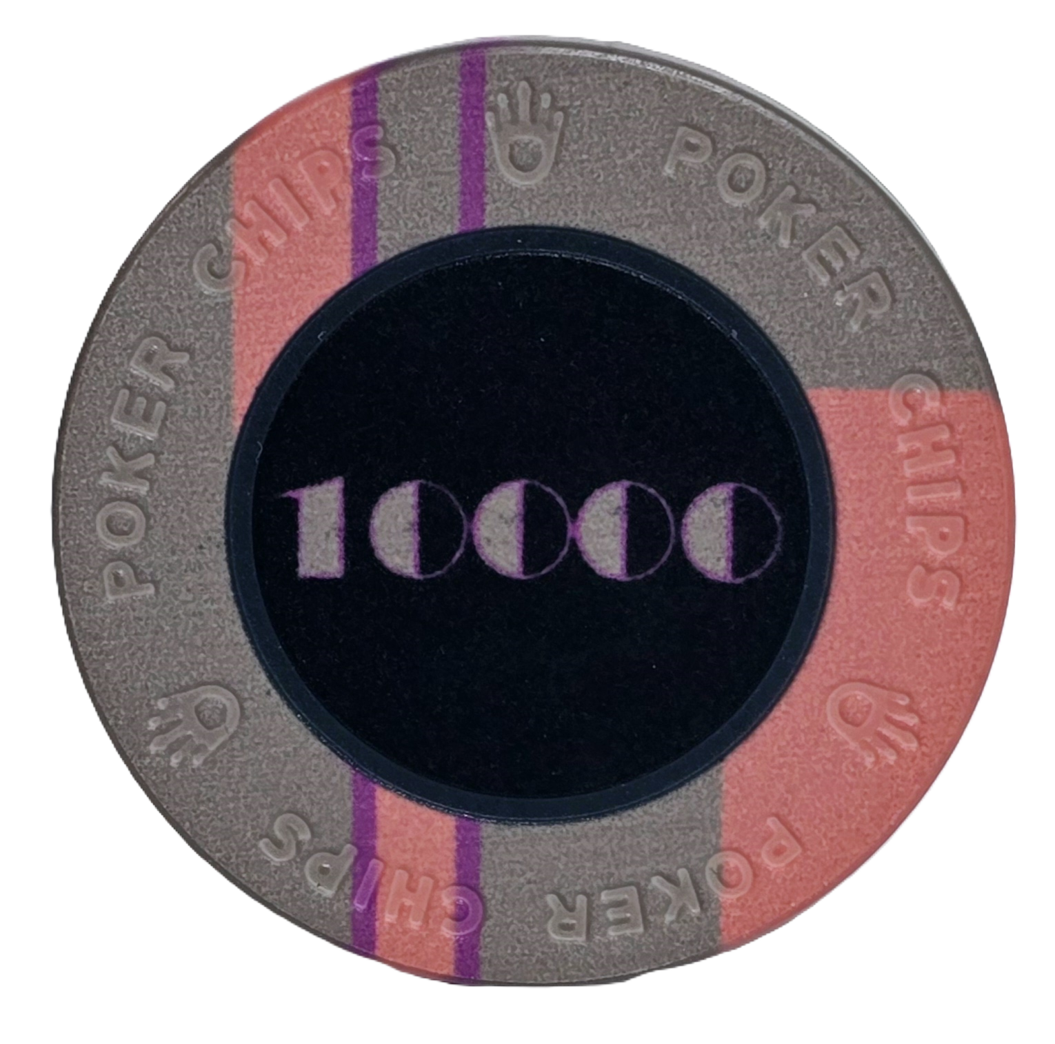 (25) $10,000 EPT 10g Ceramic Poker Chips