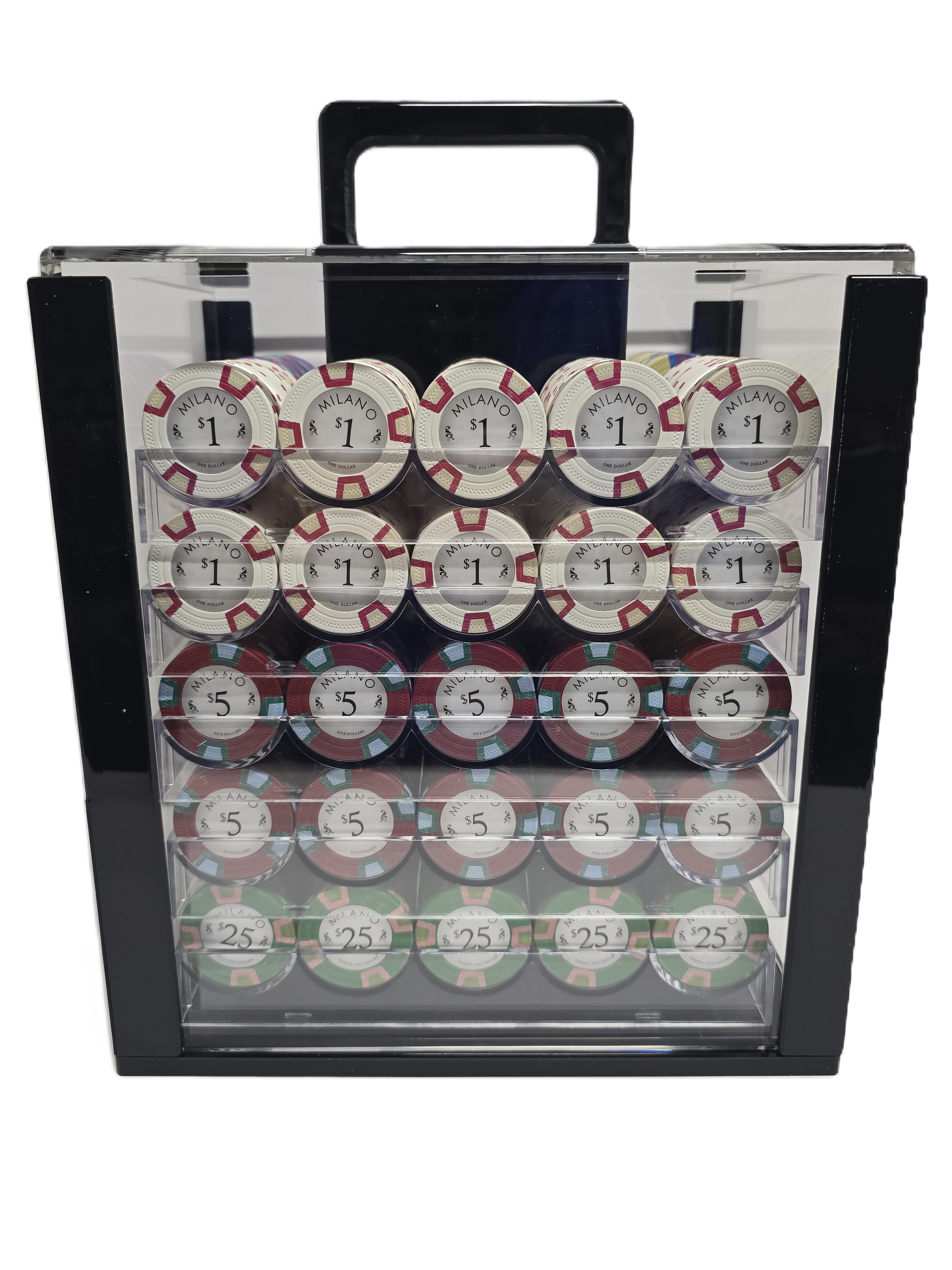 1000pc 9g Clay Milano Chip Set-Case Included 