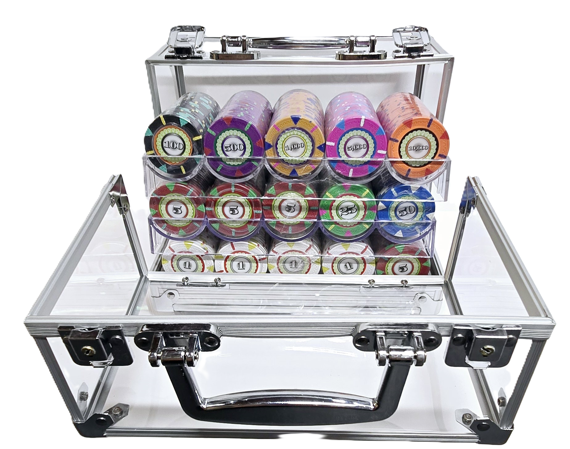 600pc 14g Designer Clay Chip Set-With Case   