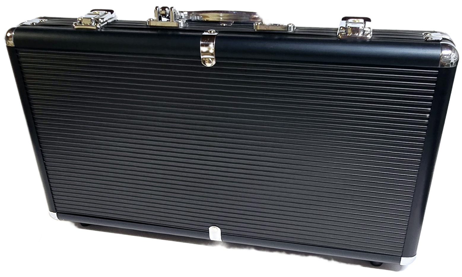 300pc Black Aluminum Chip Case
