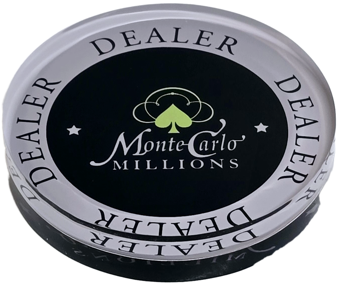 2" Acrylic Monte Carlo Millions Dealer Button