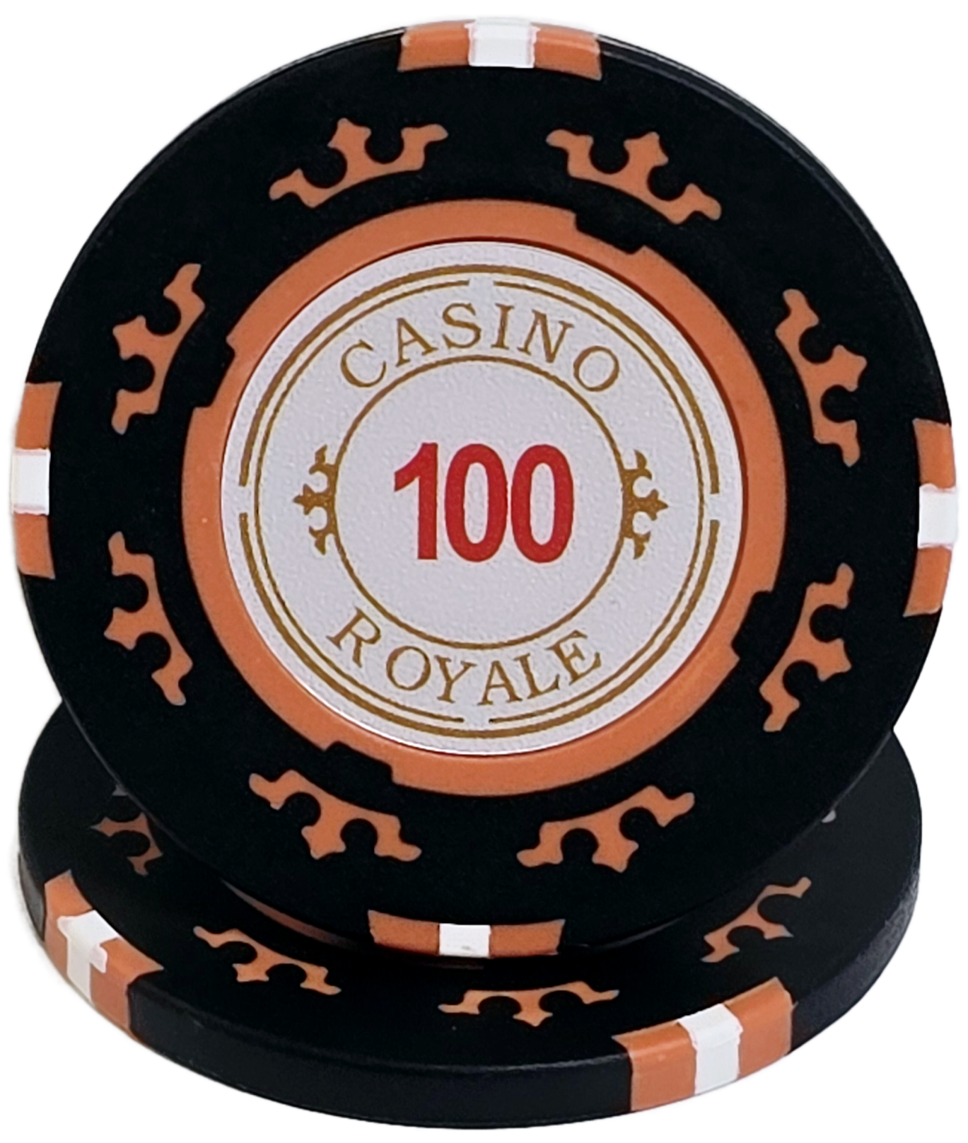 $100 Black Clay Casino Royale