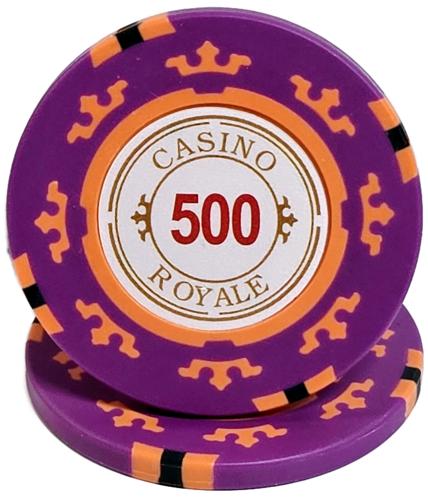 $500 Purple Clay Casino Royale