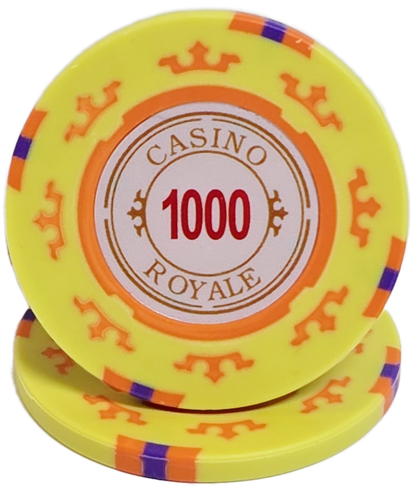 $1,000 Yellow Clay Casino Royale