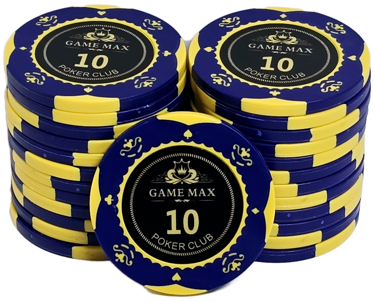 (25) $10 Blue 14g GameMax Chips