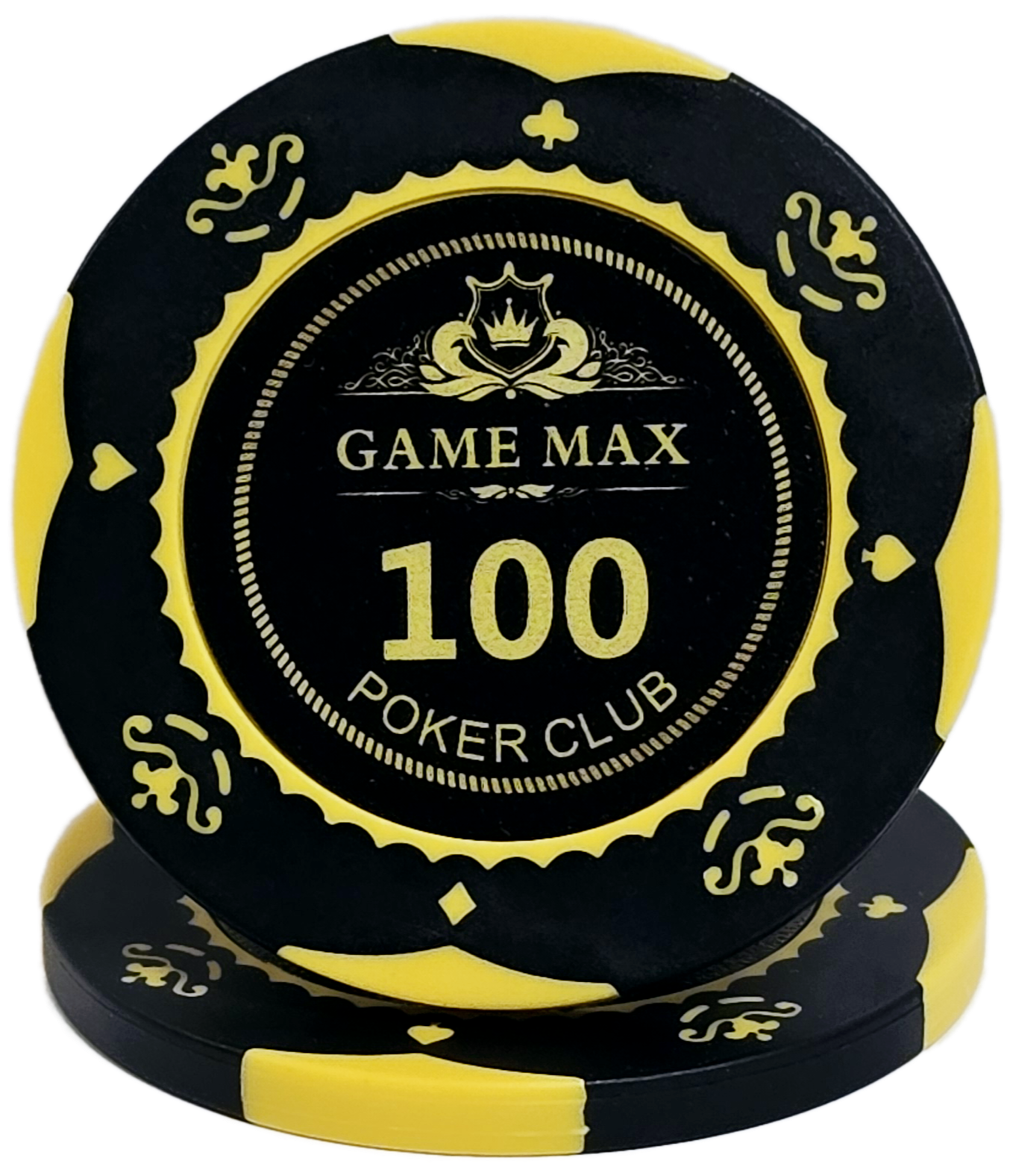 (25) $100 Black 14g GameMax Chips