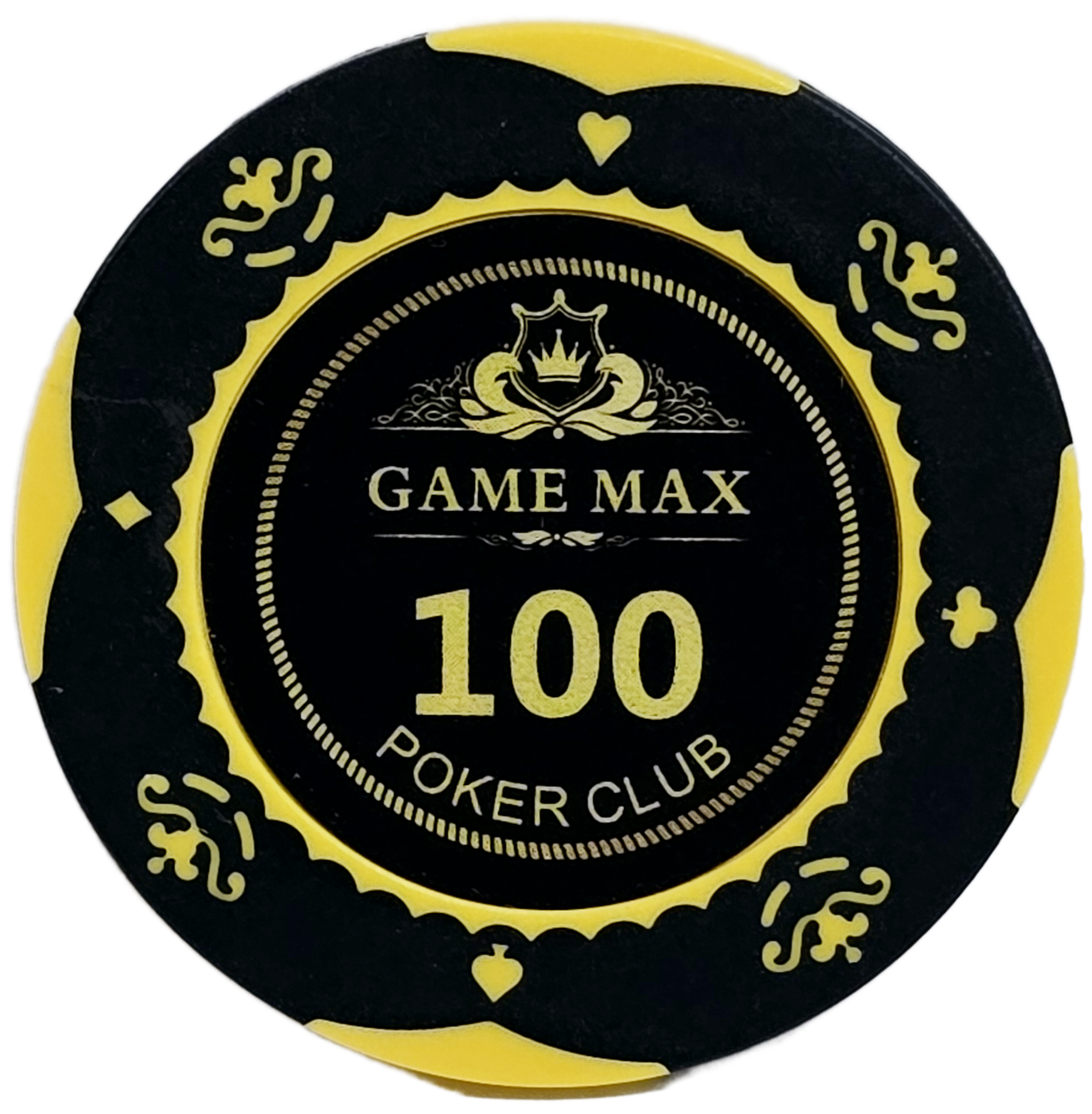 (25) $100 Black 14g GameMax Chips